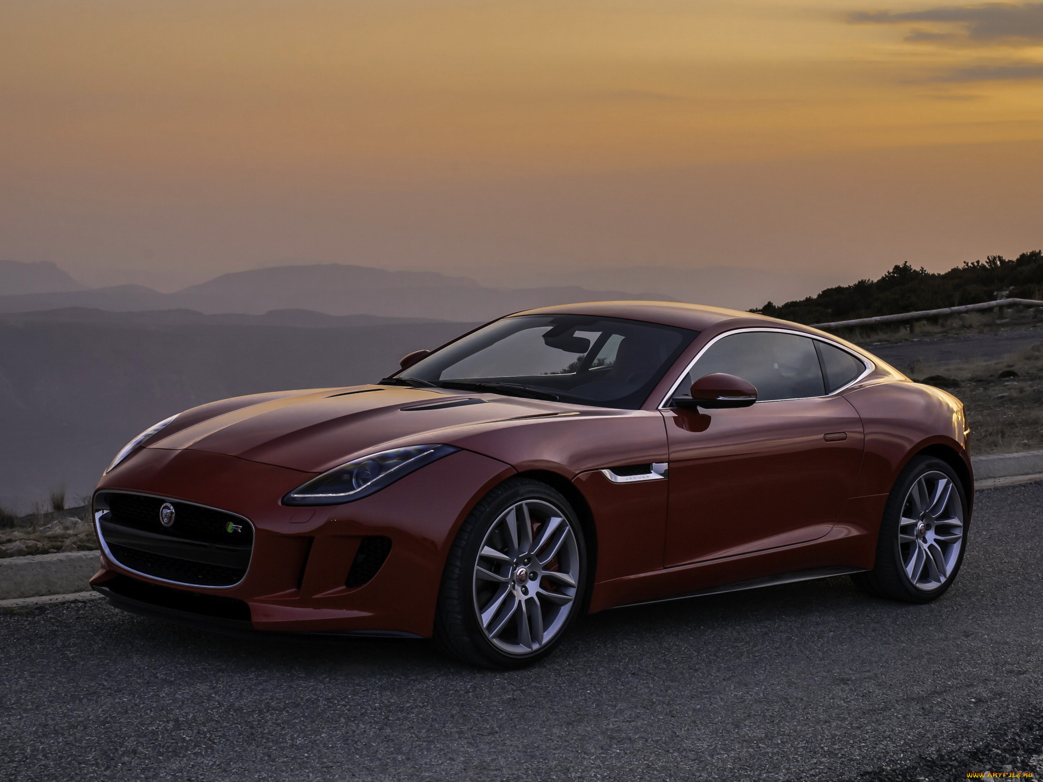 , jaguar, 2014, , coup, f-type, r
